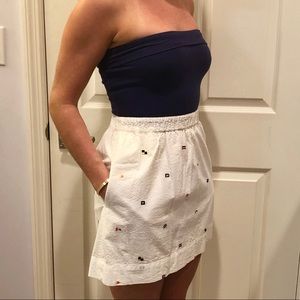 LILLY PULITZER Nautical Strapless Dress